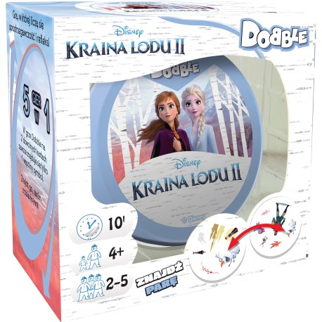 REBEL Gra Karciana DOBBLE Kraina Lodu II 075622