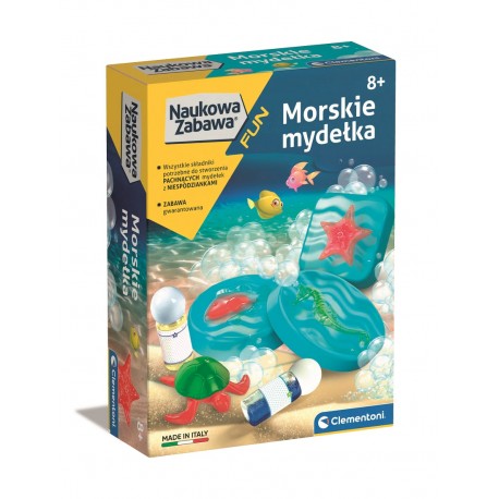 CLEMENTONI Naukowa Zabawa MORSKIE MYDEŁKA 50709
