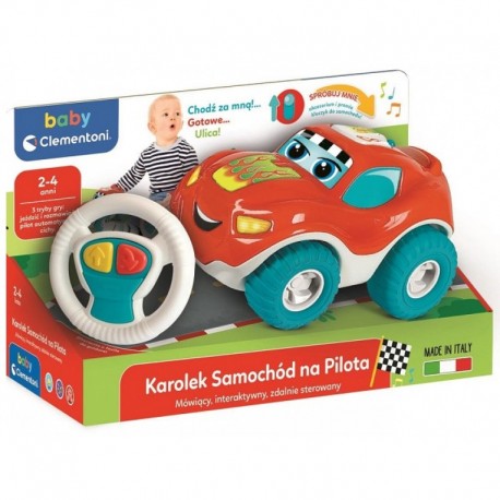 CLEMENTONI Baby Clementoni KAROLEK SAMOCHÓD NA PILOTA 50803