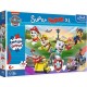 Trefl Puzzle Super Shape XL 160 el. Skaczące pieski 50021