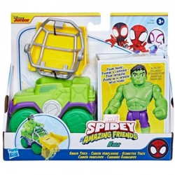 Hasbro Marvel Spidey and His Amazing Friends figurka + pojazd HULK F6776 F7457