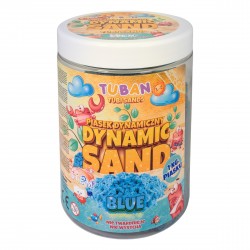 TUBAN Piasek dynamiczny 1 kg Niebieski w słoiku 3554