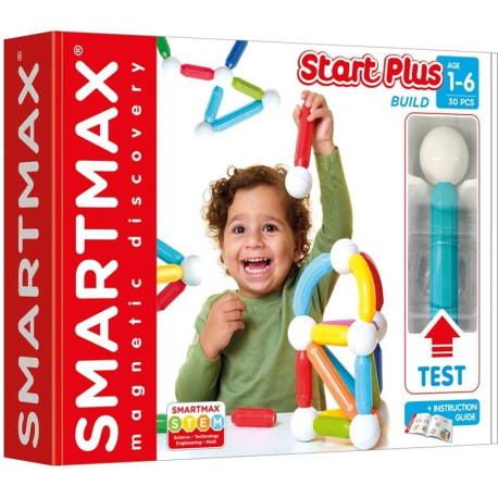 SMARTMAX - Klocki magnetyczne Start Plus 30 elementów - SMX310