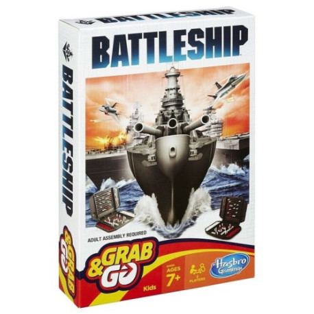 Hasbro - Battleship - Grab&Go - Gra Statki - B0995