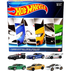 Hot Wheels - Zestaw 6 samochodzików Premium - HGM12