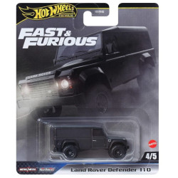 Hot Wheels – Fast & Furious – Samochodzik Land Rover Defender 110 - HNW46 JBL98