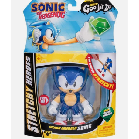 Heroes of Goo Jit Zu 43049 Rozciągliwa figurka Szmaragd Chaosu Sonic
