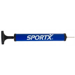 SportX Pompka do piłek 30 cm niebieska 2001343