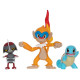 Pokemony Zestaw 3 figurek: Pawniard, Monferno i Squirtle PKW3058