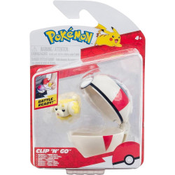 Pokemony - Figurka Fidough i Timer Ball - Clip 'n' Go PKW3625