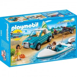 PLAYMOBIL 6864 Summer Fun - SURFER I PICKUP Z MOTORÓWKĄ