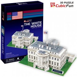 Cubic Fun - CUB01036 - Puzzle 3D 60 - Biały Dom