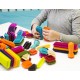 B.TOYS BX1175Z Bristle Blocks - Klocki Jeżyki w Wielkim Słoiku - ZESTAW PODSTAWOWY - 68 el.