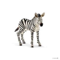 SCHLEICH 14811 - Figurki Dzikich Zwierząt - ZEBRA ŹREBIĘ