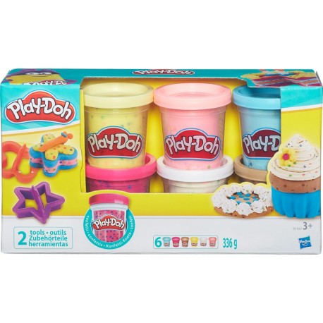 PLAY-DOH Zestaw Ciastolina z Foremkami TORCIK Z POSYPKĄ B3423 Hasbro