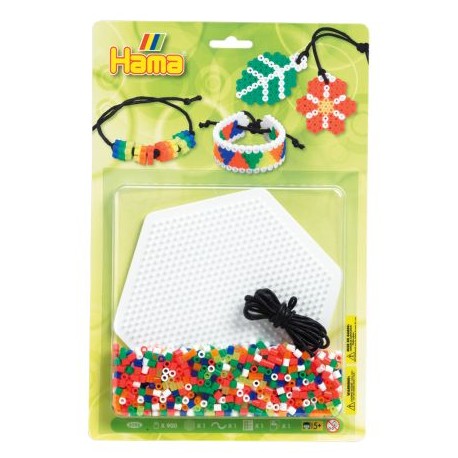 Hama - Midi - 4086 - Koraliki Kolorowe - Zestaw Bransoletki i Breloczki 900 szt.