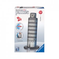 Ravensburger - 125579 - Puzzle 3D - Krzywa Wieża