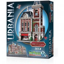 WREBBIT Puzzle 3D Urbania REMIZA STRAŻACKA 285 Elementów 00505