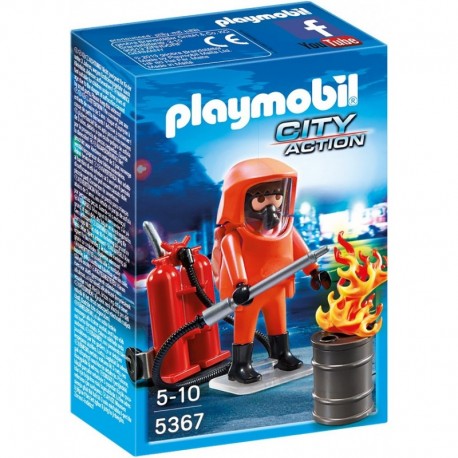 PLAYMOBIL 5367 CITY ACTION Strażak Jednostki Specjalnej