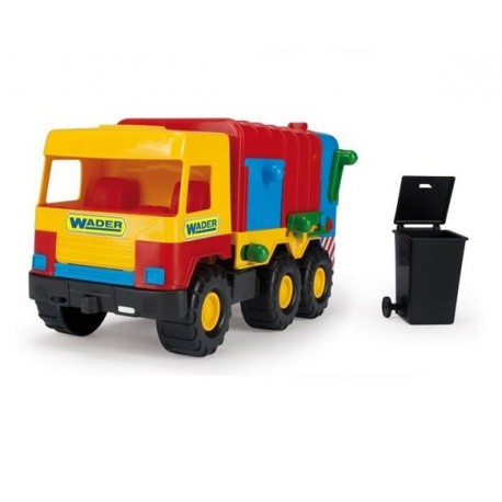 WADER 32001 - Pojazdy Middle Truck - ŚMIECIARKA