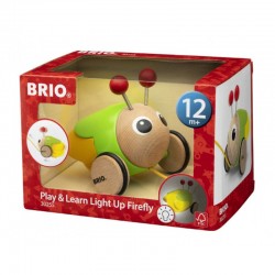 Brio Drewniany Świetlik do Ciągnięcia na Sznurku 30255