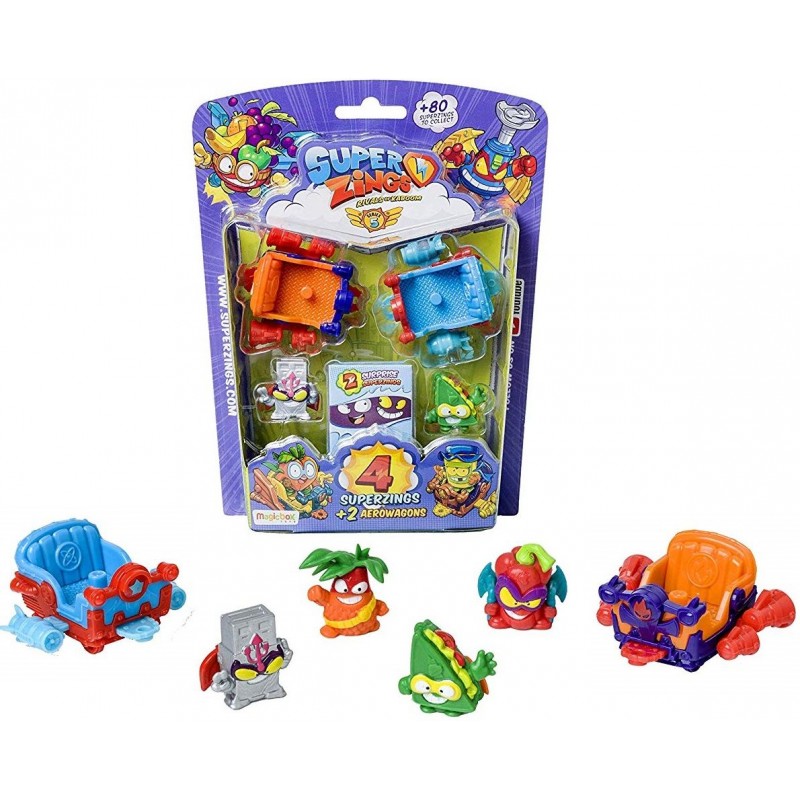 Magic Box Toys SUPER ZINGS Seria 5 ZESTAW FIGUREK I POJAZDÓW 11249